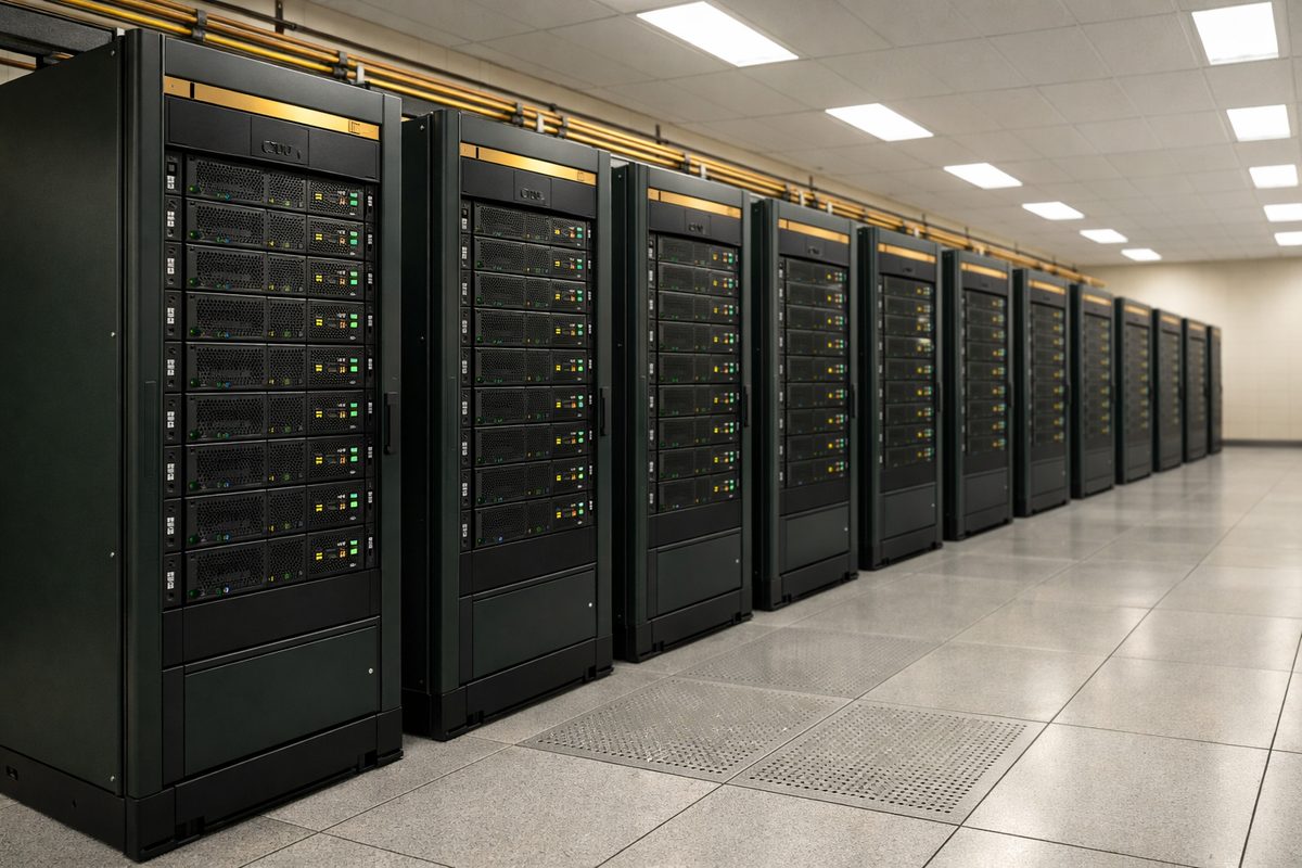Data center server racks